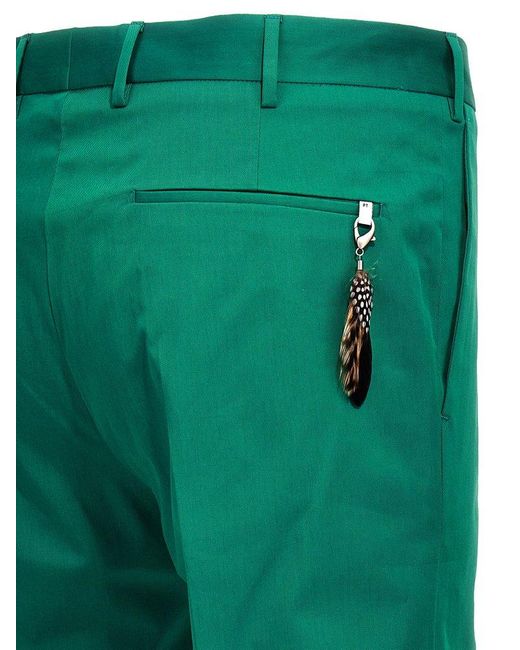 PT Torino Green Dieci Skinny Fit Pants for men