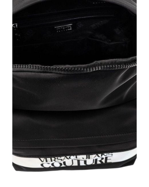 Versace Black Branded Backpack for men