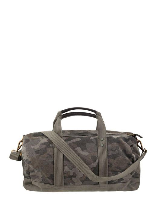 Polo Ralph Lauren Camouflage Patchdetailed Duffle Bag in Black for Men