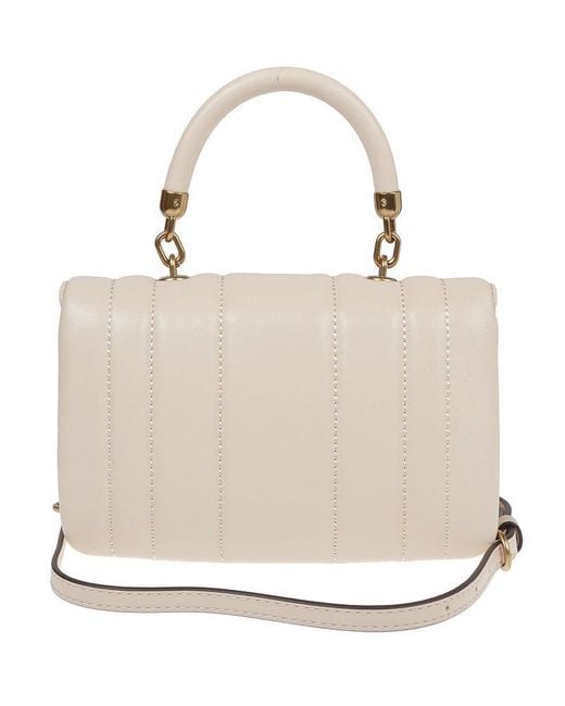 Tory Burch Natural Mini Kira Top Handle Bag