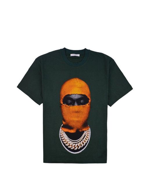 Ih Nom Uh Nit Black Graphic Printed Crewneck T-shirt for men