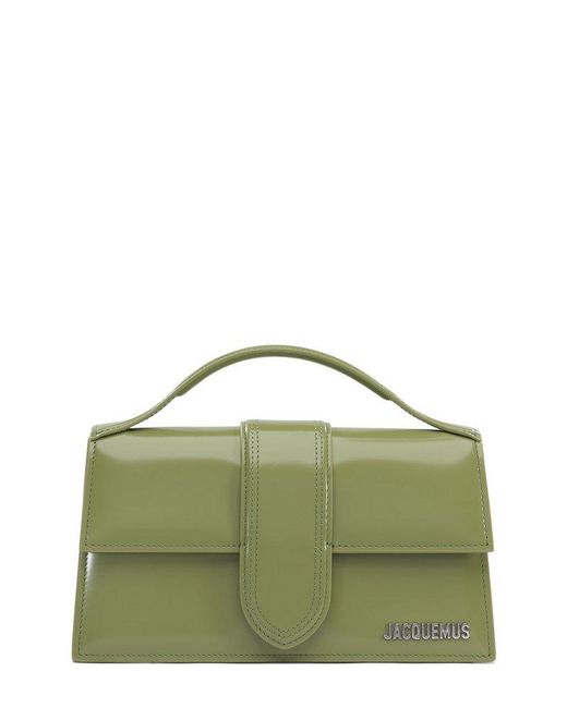 Jacquemus Green Le Grand Bambino Top Handle Bag