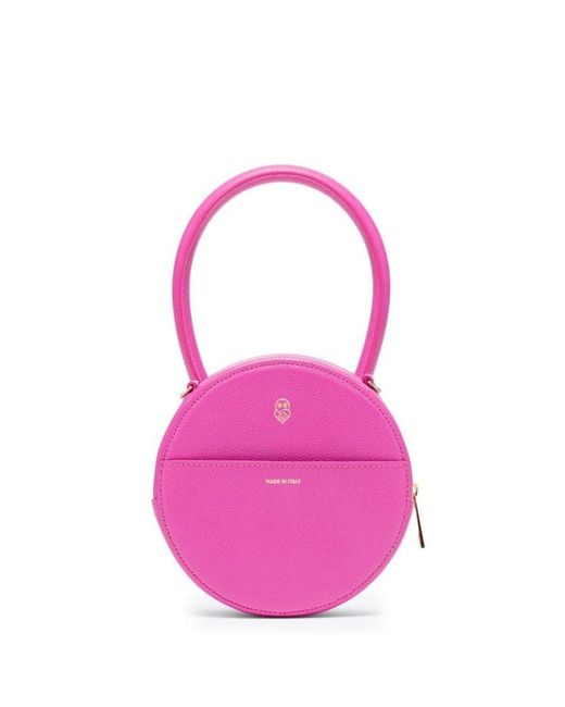 AZ FACTORY Pink Pre Bags Round Clutch