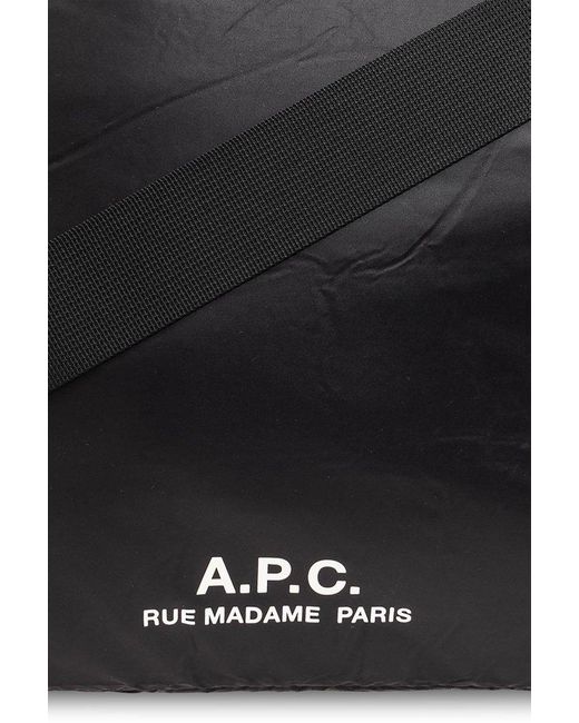 A.P.C. Black Shoulder Bag, for men