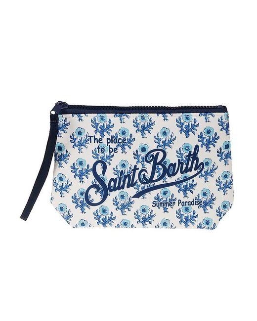 Mc2 Saint Barth Blue Wristlet Clutch