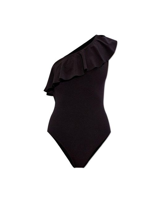 Isabel Marant Black Sicilya One-piece Swimsuit