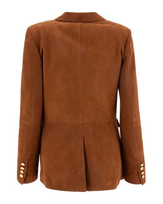 Tagliatore Brown Sophie Single Breasted Blazer