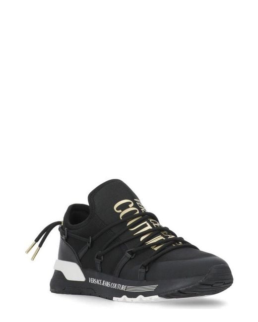 Versace Jeans Couture Black Dynamic Sneakers for men