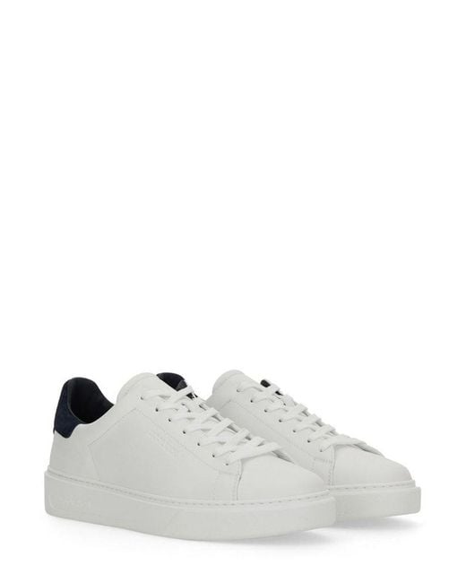 Woolrich Classic Court Lace-Up Sneakers in White for Men | Lyst