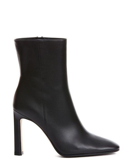 Sergio Rossi Leather Kim Ankle Boots in Black | Lyst