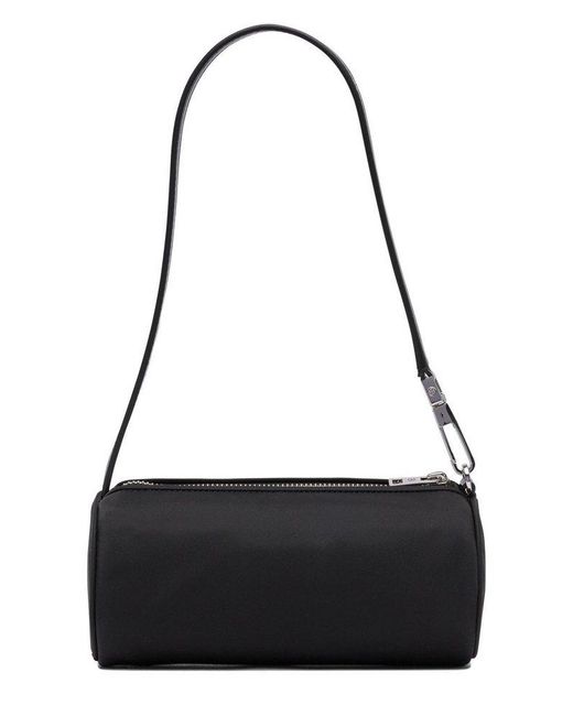 Tory Burch Black Virginia Zipped Cylinder Bag