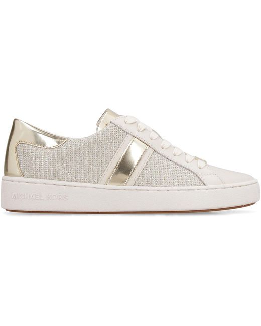 MICHAEL Michael Kors Natural Panelled Lace-up Sneakers