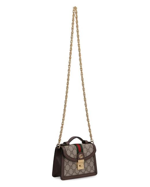 Gucci Natural Ophidia GG Monogram Mini Shoulder Bag