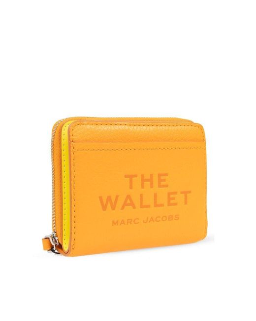 Marc Jacobs Orange Wallet With Logo