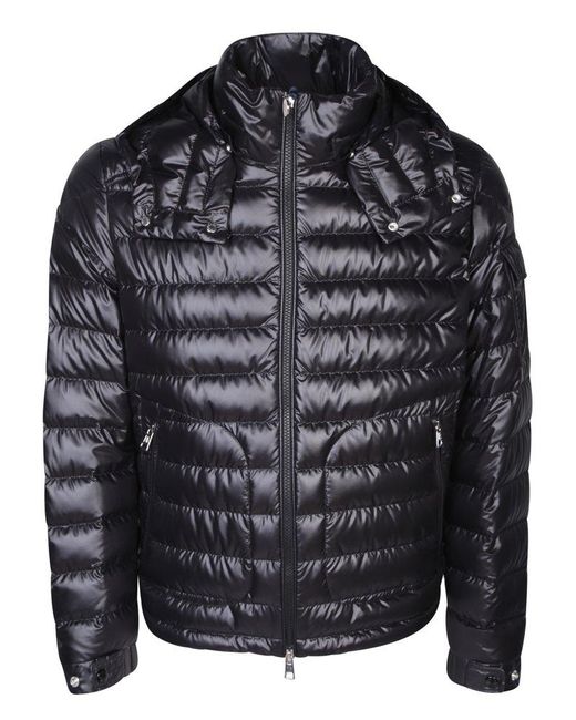 Moncler Gray Lauros Black Jacket for men