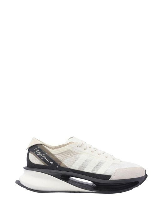 Y-3 White S-Gendo Run Low-Top Sneakers for men