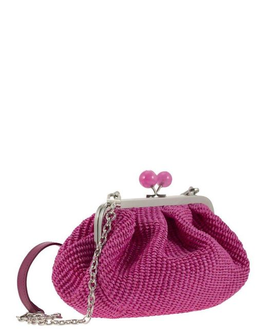 Weekend by Maxmara Purple Chain Link Small Clutch Bag