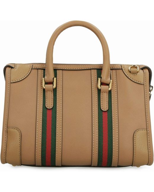 Gucci Brown Double G Small Tote Bag