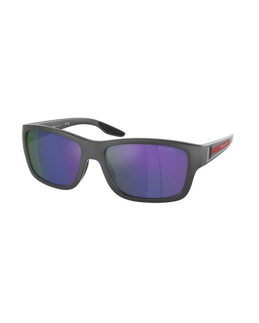 Prada Purple Ps01Ws Polarizzato Sunglasses for men