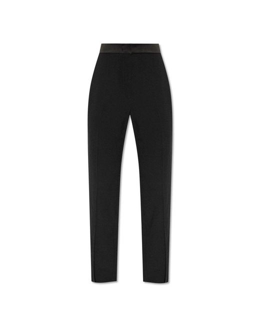 Emporio Armani Black Pleat-front Trousers,