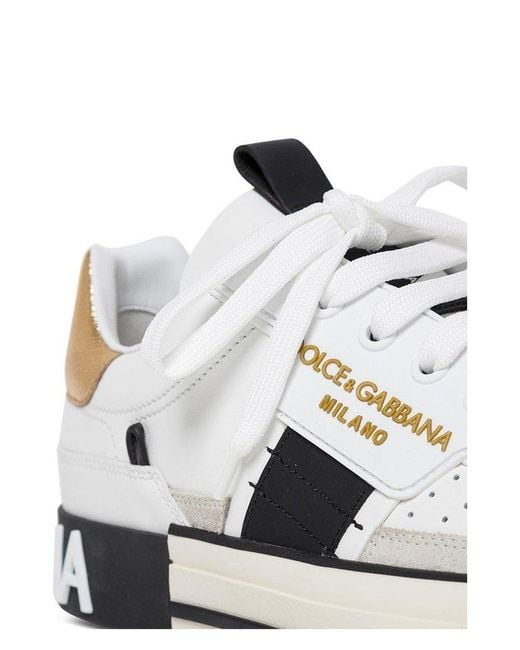 Dolce & Gabbana White Custom 2.zero Low-top Sneakers for men