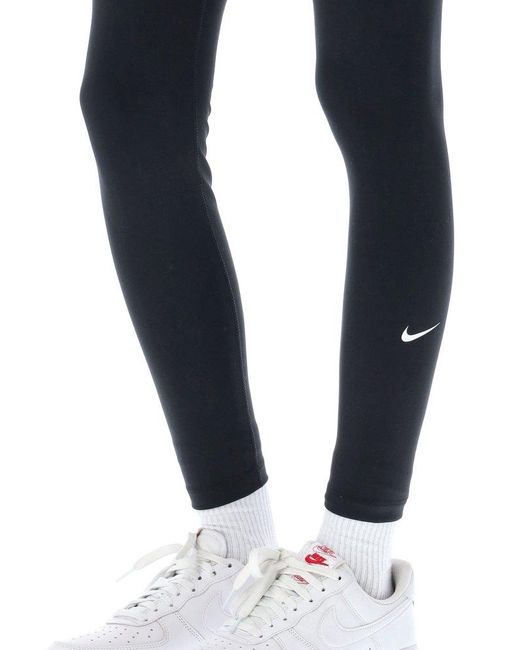 Nike Blue High Waist Stretched Leggings