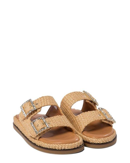 Alibi Brown Greta Slide Sandals