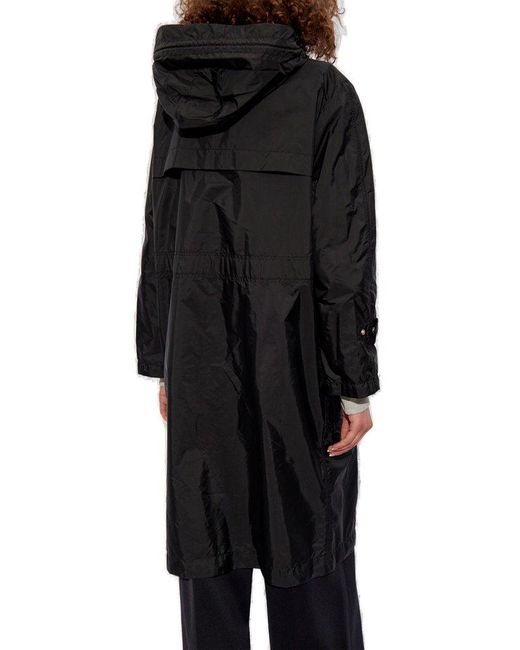 Moncler Black 'hiengu' Rain Coat,