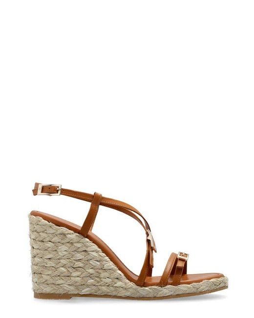 Stuart Weitzman Brown Georgie Sandals