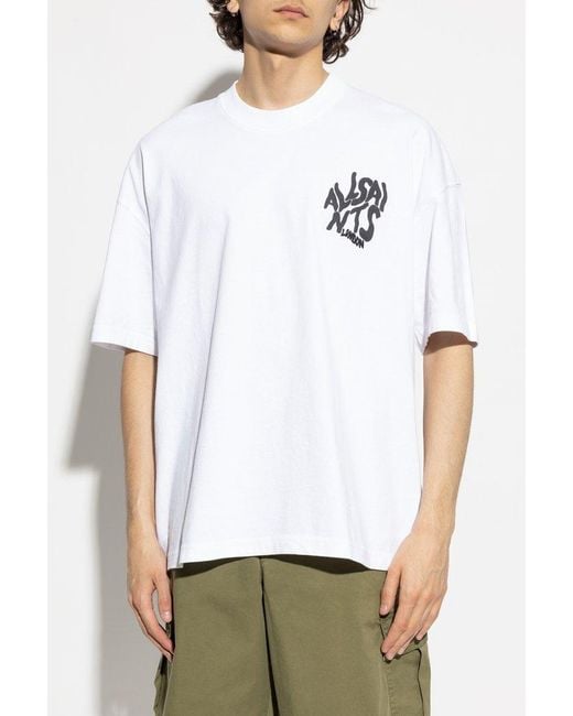 AllSaints White T-Shirt Orlando for men