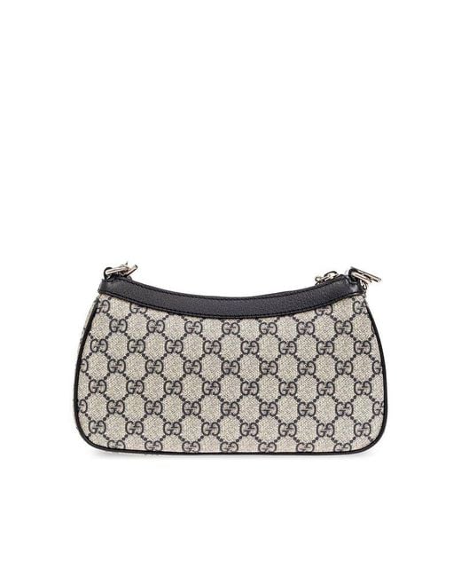 Gucci Gray Ophidia GG Small Handbag