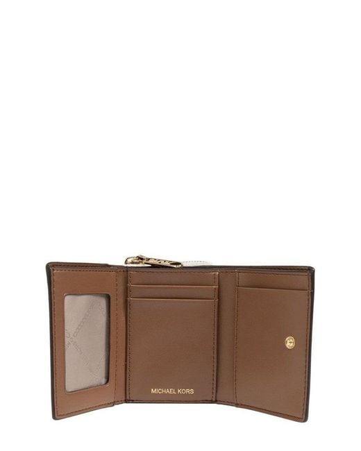 MICHAEL Michael Kors Natural Empire Signature Logo Tri-Fold Wallet