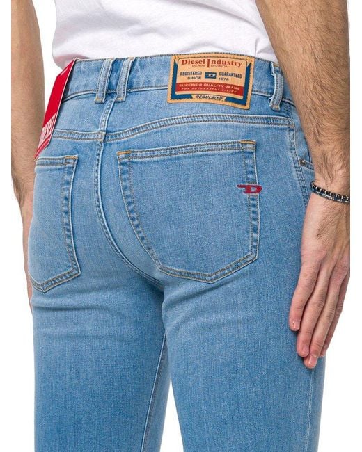 DIESEL Blue 1979 Sleenker 09h62 Skinny Jeans for men