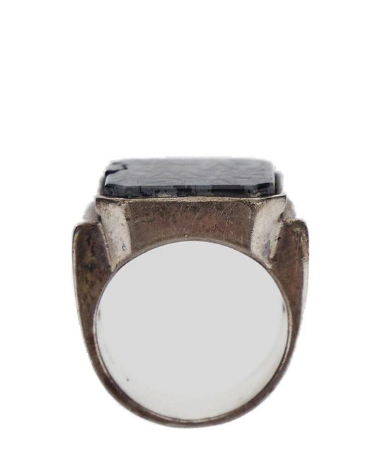 Vivienne Westwood White Square Ring