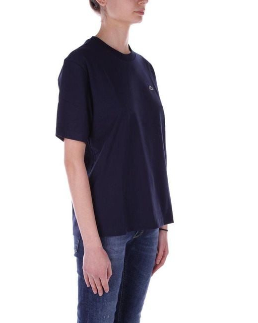 Lacoste Blue Relaxed Fit Soft T-Shirt