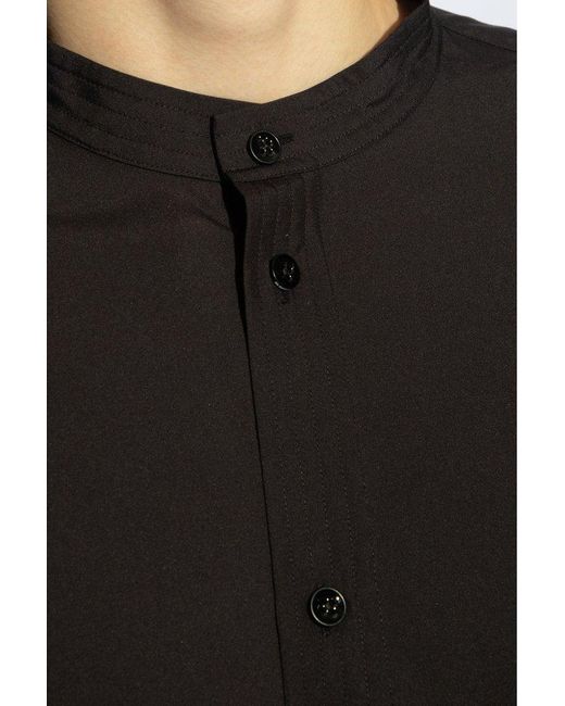 Jil Sander Black Silk Shirt By for men