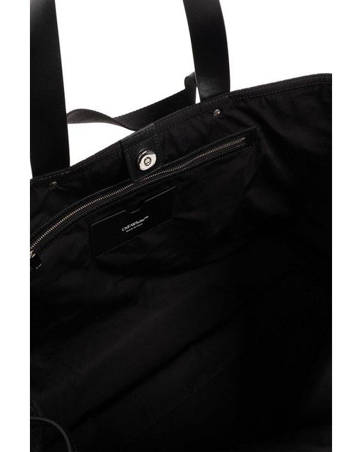Off-White c/o Virgil Abloh Black Off- Day Off Mesh Baseball Logo Tote Bag for men