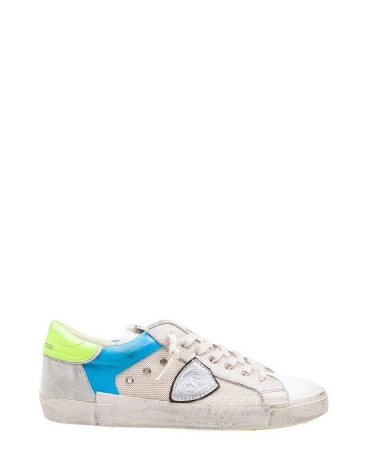 Philippe Model White Paris Prsx Lace-Up Sneakers for men