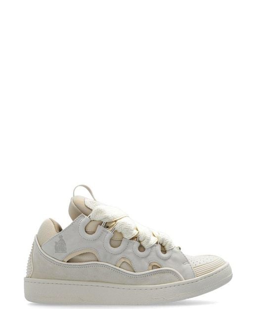 Lanvin White Curb Low-top Sneakers for men