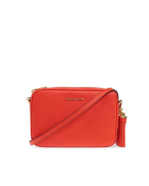 MICHAEL Michael Kors Red Shoulder Bag Jet Set