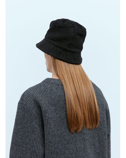 Engineered Garments Black Casual Bucket Hat for men