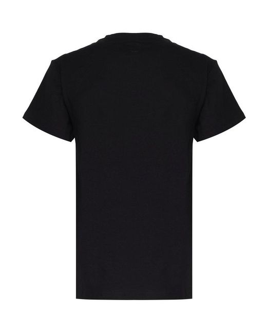 Pinko Black Cotton T-Shirt