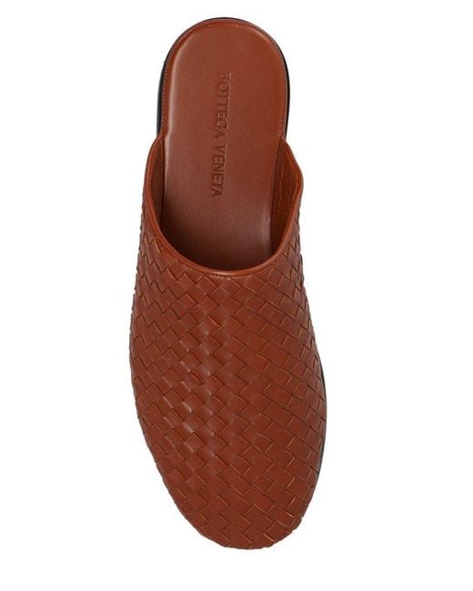 Bottega Veneta Brown Woven Covered-toe Sandals for men
