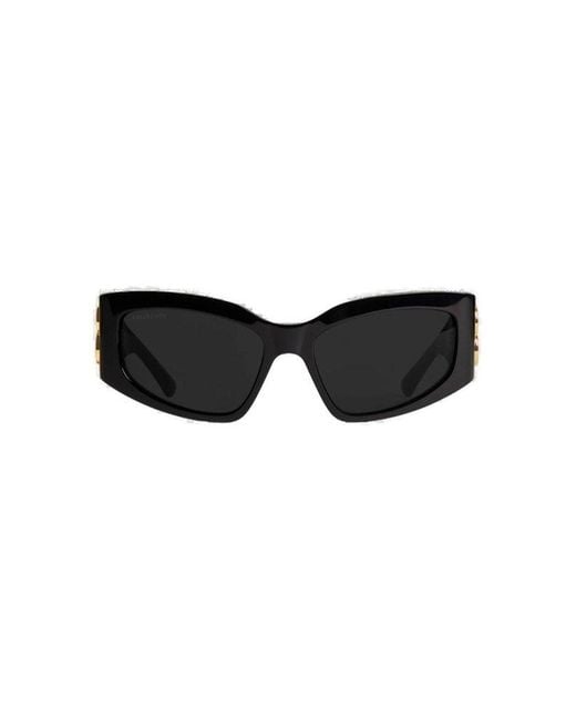 Balenciaga Black Bossy Cat-eye Frame Sunglasses