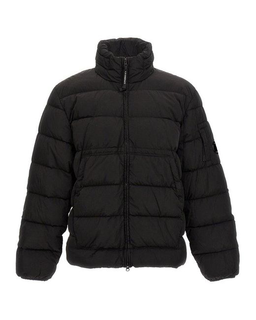 C P Company Black Coats & Jackets for men