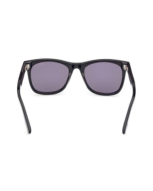 Tom Ford Gray Square Frame Sunglasses