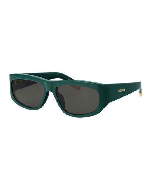 Jacquemus Green Rectangle Frame Sunglasses