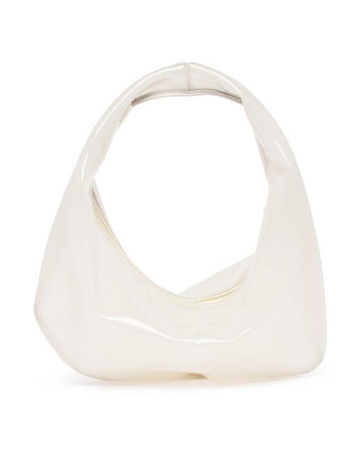 Khaite White Olivia Medium Shoulder Bag