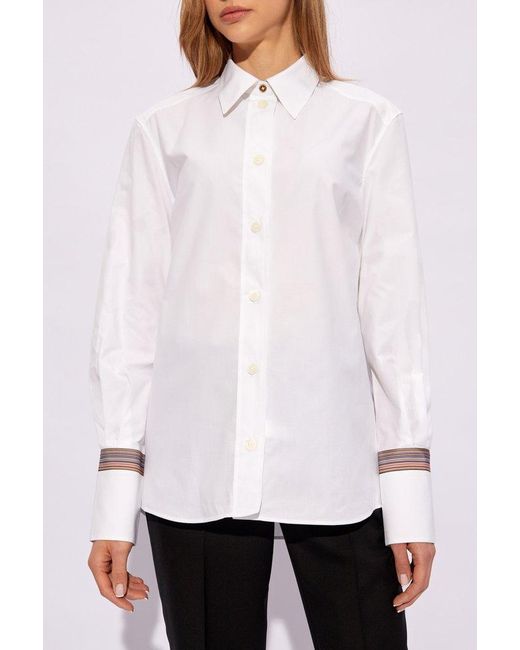 Paul Smith White Cotton Shirt,