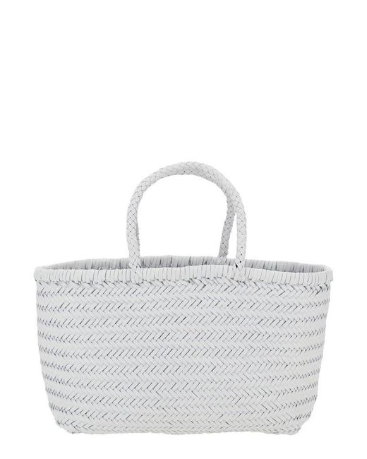 Dragon Diffusion Gray Bamboo Triple Jump Big 3X Jump Design Basket 46X22X15 Cm